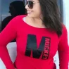 Blusa Feminina Manga Longa Lisa