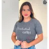 Tshirt Feminina Canelada Com Frases