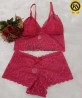Conjunto Lingerie Espera Marido Com Bojo