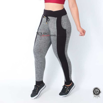 Cal�a Fitness Feminina em Suplex Mescla