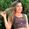 Cropped Feminina Estampada Leila