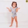 Body Menina Infantil Cotton Penteado