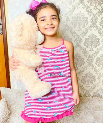 Camisola Feminina Infantil Estampada