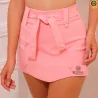 Short Saia Bengaline Feminino