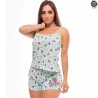 Conjunto Baby Doll Estampado Em Malha