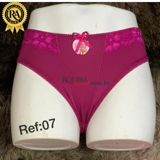 Cal�ola De Senhora Microfibra Com Renda