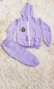 Conjunto Moletom Infantil Feminino Ziper e Capuz