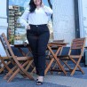 Cal�a Jeans Plus Size Cintura alta