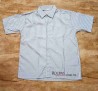 Camisa Social Listrada Manga Curta