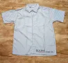Camisa Social Listrada Manga Curta