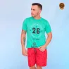 Camisa Gola Careca Masculina de poli�ster
