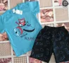 Conjunto Infantil Bermuda Moletim E Camiseta Algod�o