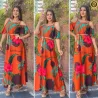 Vestido Longo Viscose Com Manga Larissa