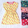 Vestido Estampado Infantil Com Manga