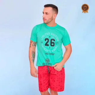 Camisa Gola Careca Masculina de poli�ster