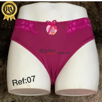 Cal�ola De Senhora Microfibra Com Renda