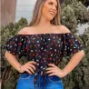 Blusa Viscose Estampada Feminina