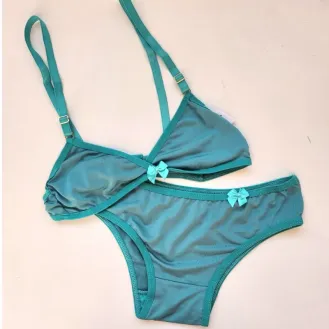 Conjunto Menina Moca Sem Bojo Bia