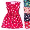 Vestido Estampado Infantil Com Manga
