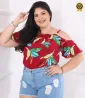 Blusa Feminina Em Viscose Plus Size