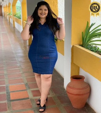 Vestido Jeans Evangelico