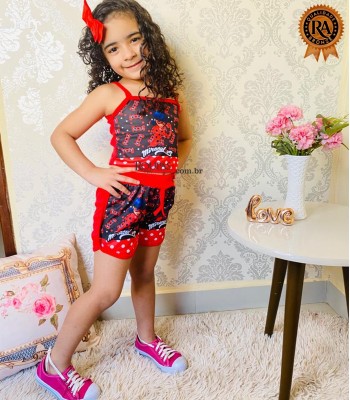 Conjunto Short E Blusa Infantil Direto da F brica