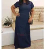 Vestido Jeans longo Evangelico