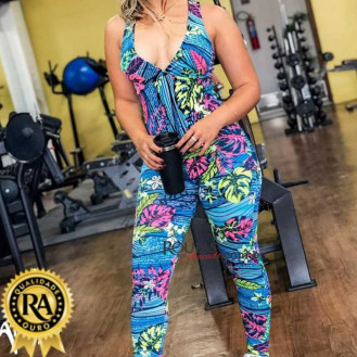 Macac�o Fitness Longo Feminino