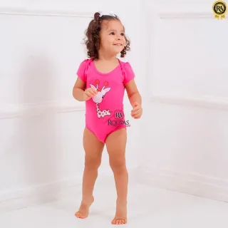 Body Menina Infantil Cotton Penteado