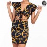 Conjunto Suplex Cropped E Saia Ingrid