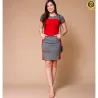 Conjunto D�bora Canelado Saia e Blusa