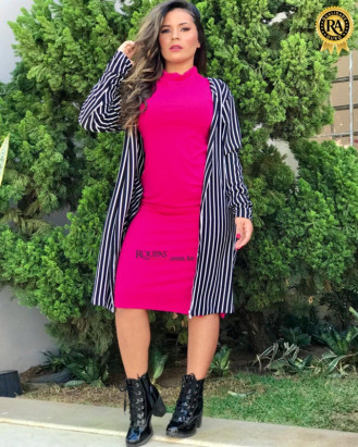 Cardigan Feminino Estampado