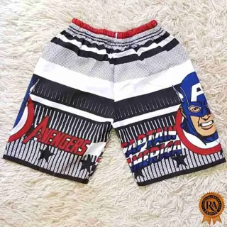 Short Tactel Personagens Masculino