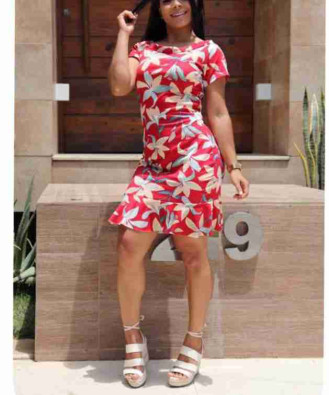 Vestido Curto Estampado feminino V�rios modelos