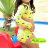 Biquini infantil manga longa Estampado