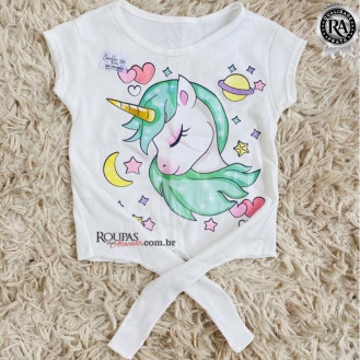 Blusa Cropped Infantil 