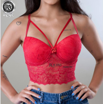 Top Cropped em renda