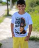 Camisa Algod�o Infantil Personagens 3 a 9 anos