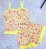Baby Doll Infantil Estampado Com Babado