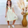 Vestido Infantil Tricoline Bebella