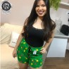 Short Curto Floral Feminino