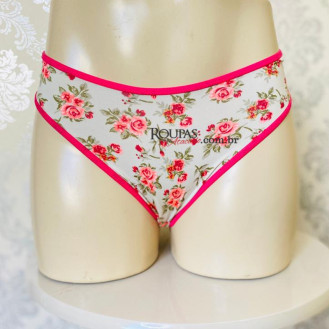 Calcinha Microfibra Tradicional Estampada