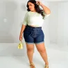 SHORT JEANS PLUS SIZE