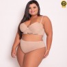 Conjunto De Lingerie Plus Size Microfibra Lisa