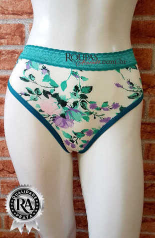 Calcinha Cintura Alta Microfibra