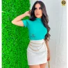 Blusas Feminina Em Suede Lisa