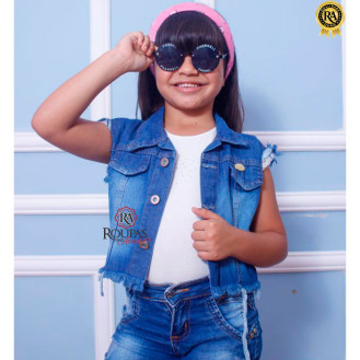 Colete Jeans Infantil
