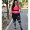 Conjunto Fitness com Detalhes Plus Size