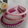 Tiara Bebe Com Perolas