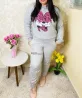 Conjunto Feminino Moletom Cal�a E Blusa